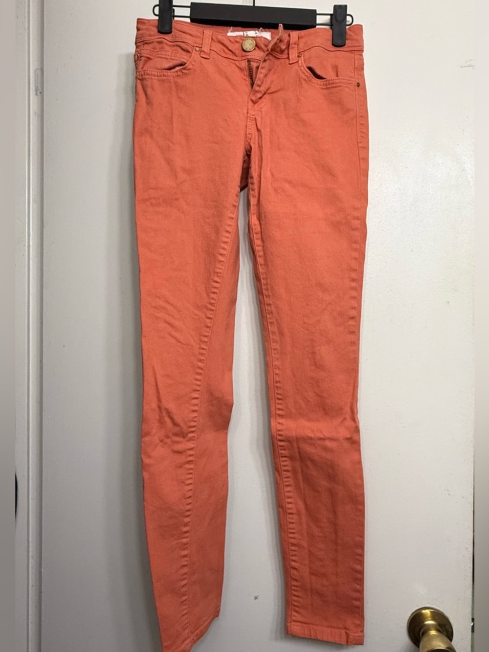 Life in Progress Coral Skinny Jeans Size 25 High Rise Stretch Denim